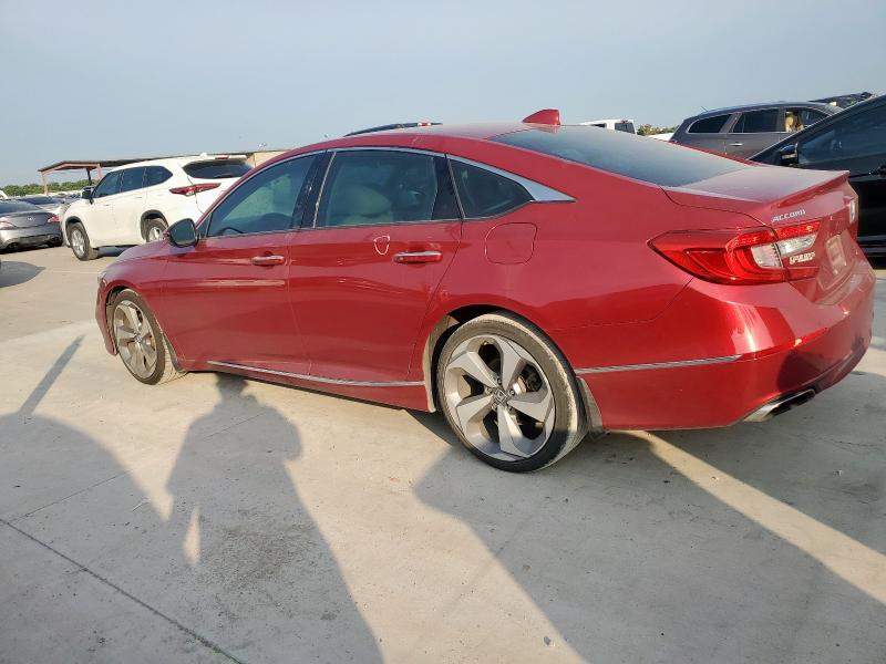 1HGCV1F92JA178483 - 2018 HONDA ACCORD TOURING RED photo 2