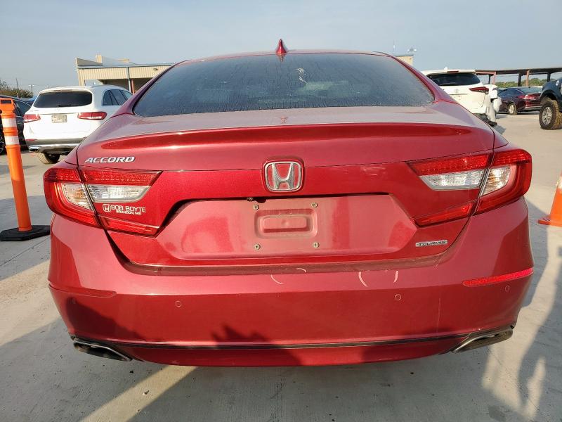 1HGCV1F92JA178483 - 2018 HONDA ACCORD TOURING RED photo 6