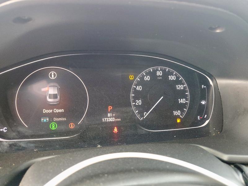 1HGCV1F92JA178483 - 2018 HONDA ACCORD TOURING RED photo 9