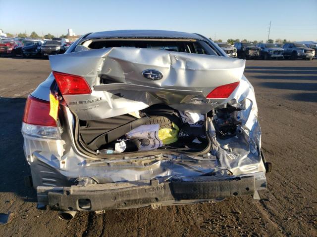 4S3BMCC64D3031545 - 2013 SUBARU LEGACY 2.5I PREMIUM SILVER photo 6