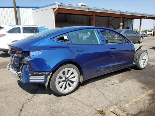 5YJ3E1EB9MF924183 - 2021 TESLA MODEL 3 Կապույտ լուսանկար 3