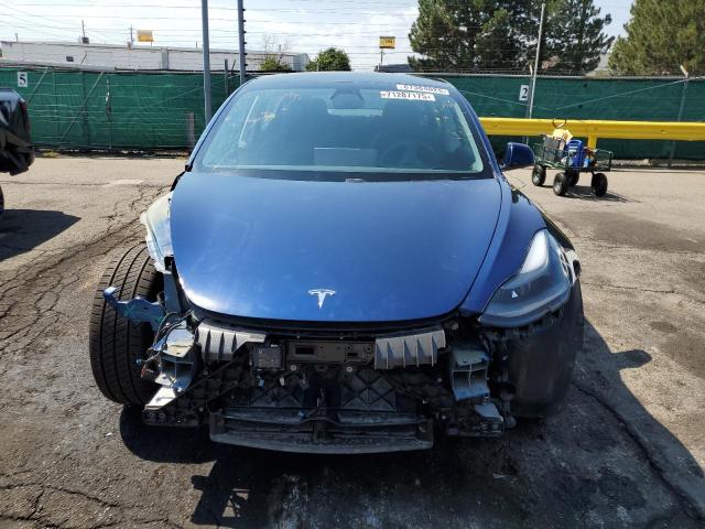 5YJ3E1EB9MF924183 - 2021 TESLA MODEL 3 Կապույտ լուսանկար 5