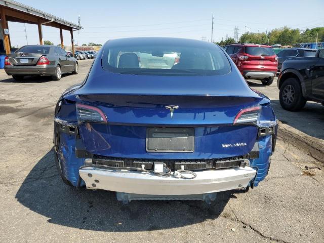 5YJ3E1EB9MF924183 - 2021 TESLA MODEL 3 Կապույտ լուսանկար 6