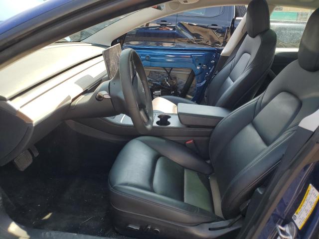 5YJ3E1EB9MF924183 - 2021 TESLA MODEL 3 Կապույտ լուսանկար 7