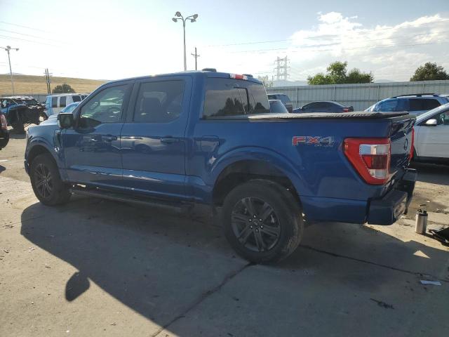 1FTFW1E80PKE81606 - 2023 FORD F150 SUPERCREW BLUE photo 2