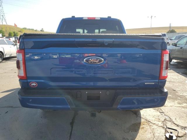 1FTFW1E80PKE81606 - 2023 FORD F150 SUPERCREW BLUE photo 6