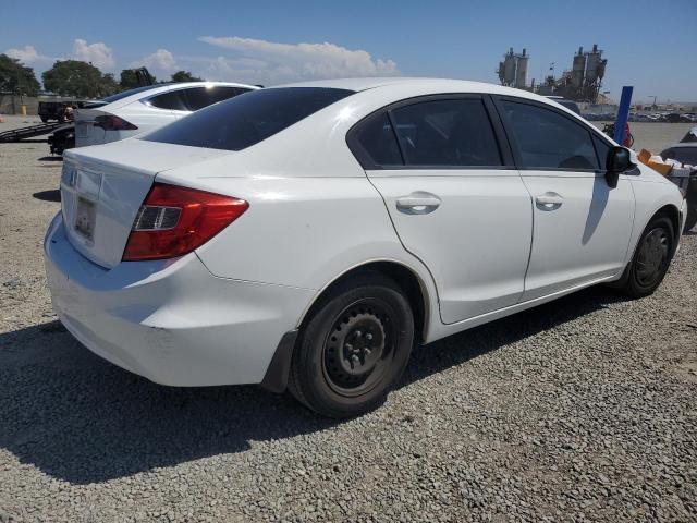 19XFB2F54CE075220 - 2012 HONDA CIVIC LX WHITE photo 3