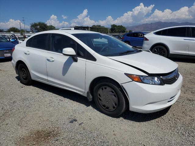 19XFB2F54CE075220 - 2012 HONDA CIVIC LX WHITE photo 4