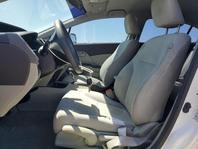 19XFB2F54CE075220 - 2012 HONDA CIVIC LX WHITE photo 7
