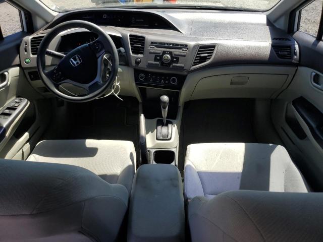 19XFB2F54CE075220 - 2012 HONDA CIVIC LX WHITE photo 8