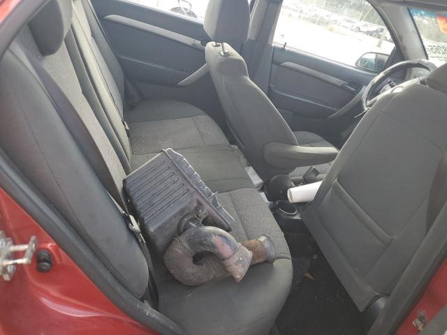 KL1TG5DE0BB166271 - 2011 CHEVROLET AVEO LT RED photo 10