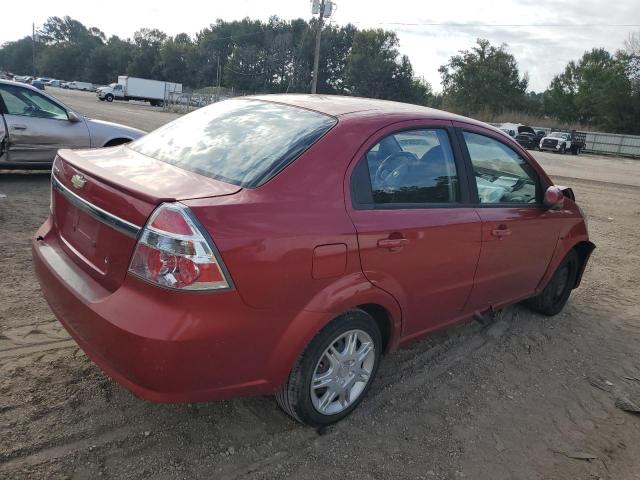 KL1TG5DE0BB166271 - 2011 CHEVROLET AVEO LT RED photo 3