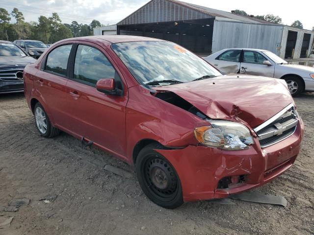 KL1TG5DE0BB166271 - 2011 CHEVROLET AVEO LT RED photo 4