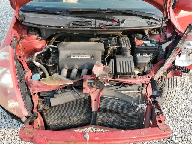 JHMGD38638S051407 - 2008 HONDA FIT SPORT RED photo 11