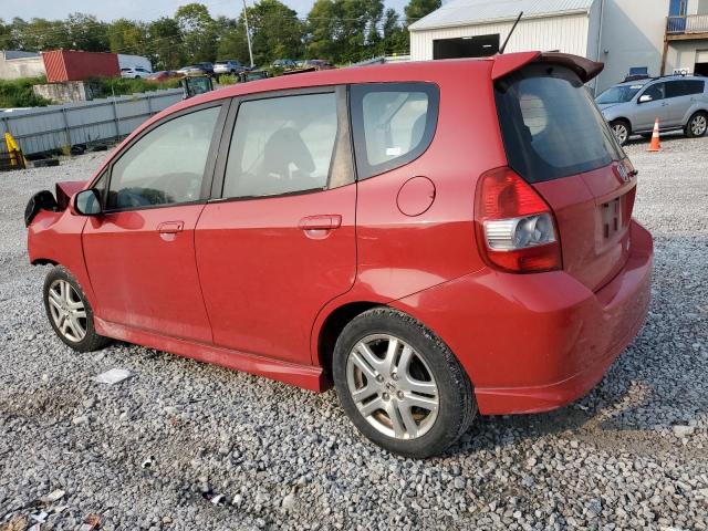 JHMGD38638S051407 - 2008 HONDA FIT SPORT RED photo 2