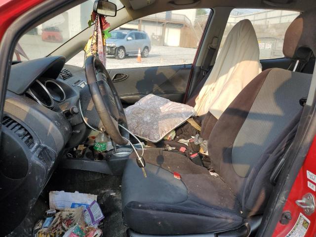 JHMGD38638S051407 - 2008 HONDA FIT SPORT RED photo 7