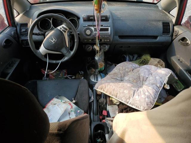 JHMGD38638S051407 - 2008 HONDA FIT SPORT RED photo 8