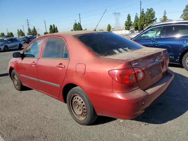 1NXBR32E25Z362593 - 2005 TOYOTA COROLLA CE წითელი ფოტო 2