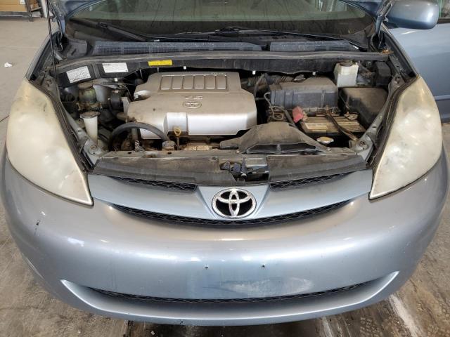 5TDYK4CC3AS322737 - 2010 TOYOTA SIENNA XLE ლურჯი ფოტო 12