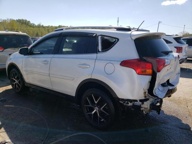 2T3YFREV2EW125269 - 2014 TOYOTA RAV4 LIMITED WHITE photo 2