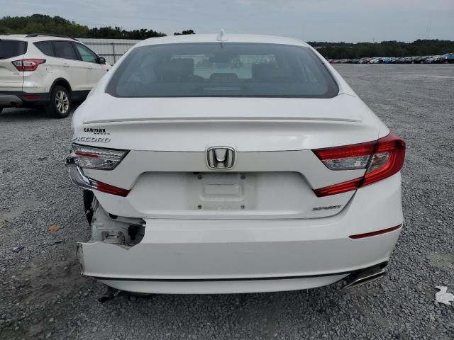 1HGCV1F31LA086229 - 2020 HONDA ACCORD SPORT WHITE photo 6