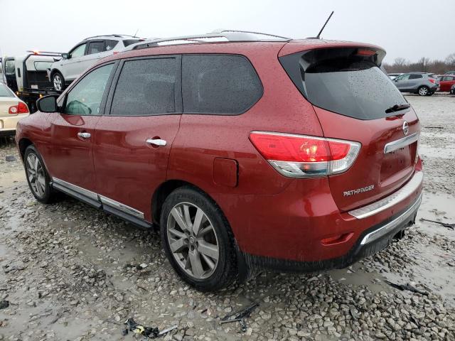 5N1AR2MM4DC644510 - 2013 NISSAN PATHFINDER S RED photo 2