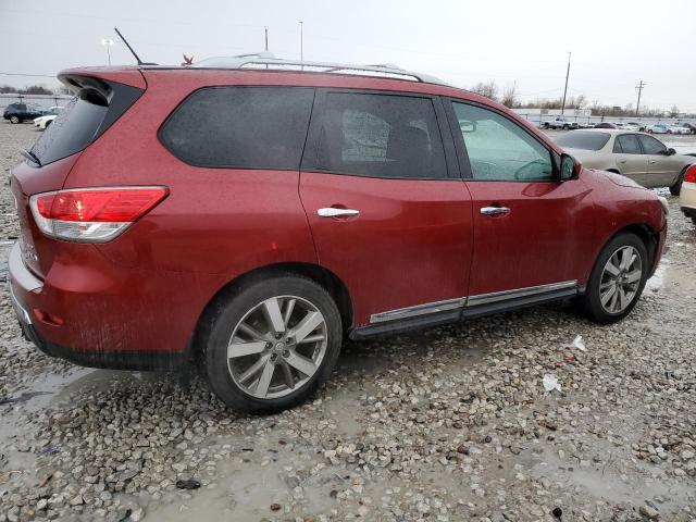 5N1AR2MM4DC644510 - 2013 NISSAN PATHFINDER S RED photo 3