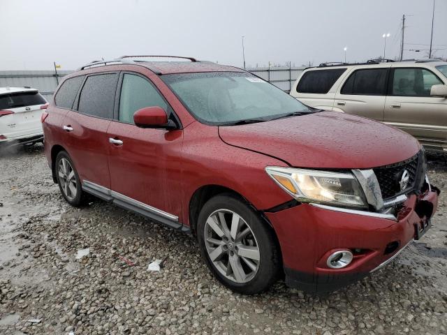 5N1AR2MM4DC644510 - 2013 NISSAN PATHFINDER S RED photo 4