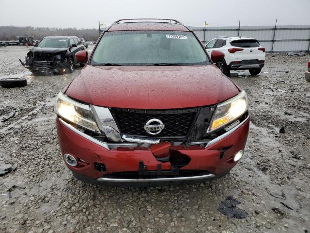 5N1AR2MM4DC644510 - 2013 NISSAN PATHFINDER S RED photo 5