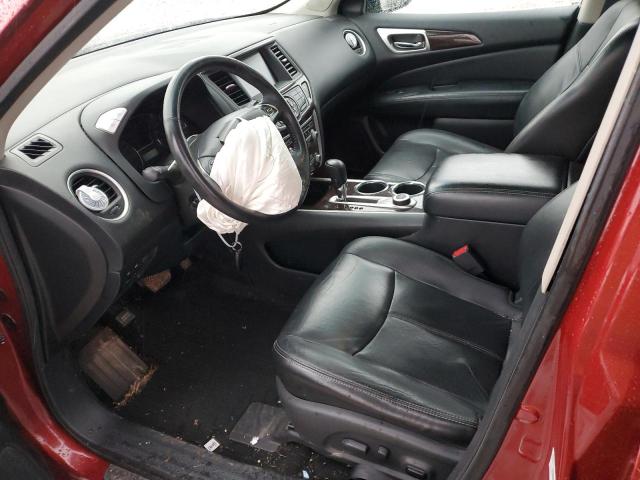 5N1AR2MM4DC644510 - 2013 NISSAN PATHFINDER S RED photo 7