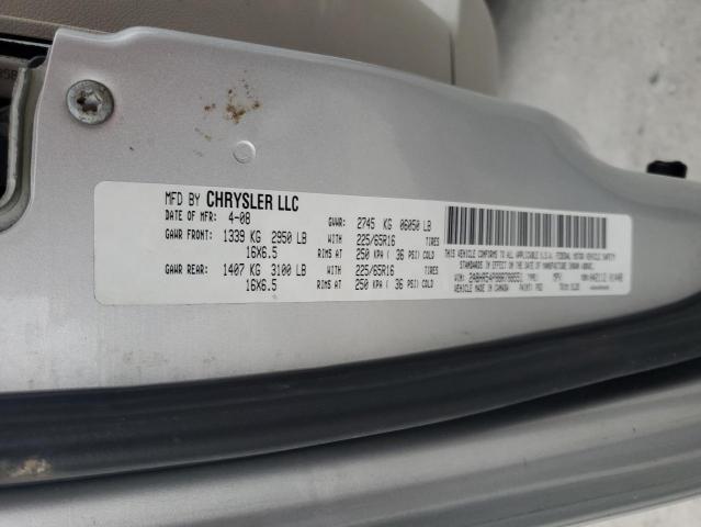 2A8HR54P88R788551 - 2008 CHRYSLER TOWN & COU TOURING 银色 照片 13