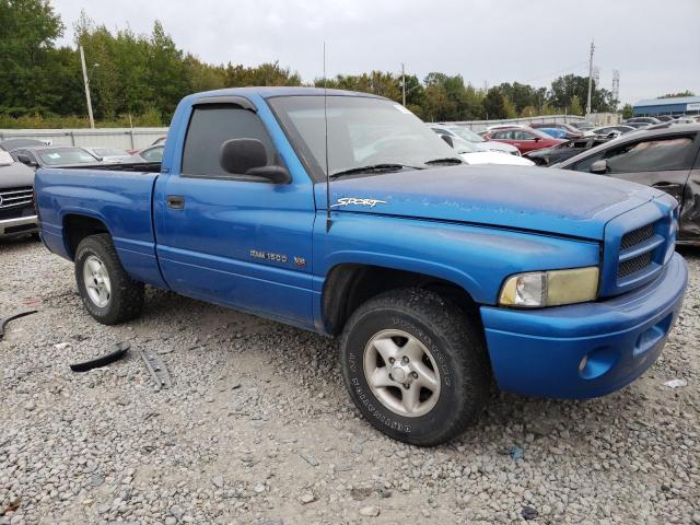 1B7HC16Y31S171800 - 2001 DODGE RAM 1500 BLUE photo 4