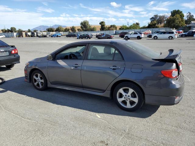 2T1BU4EE8CC876088 - 2012 TOYOTA COROLLA BASE GRAY photo 2
