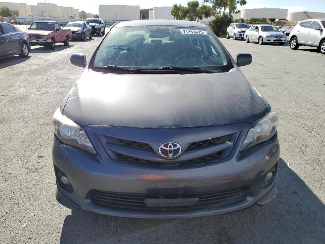 2T1BU4EE8CC876088 - 2012 TOYOTA COROLLA BASE GRAY photo 5