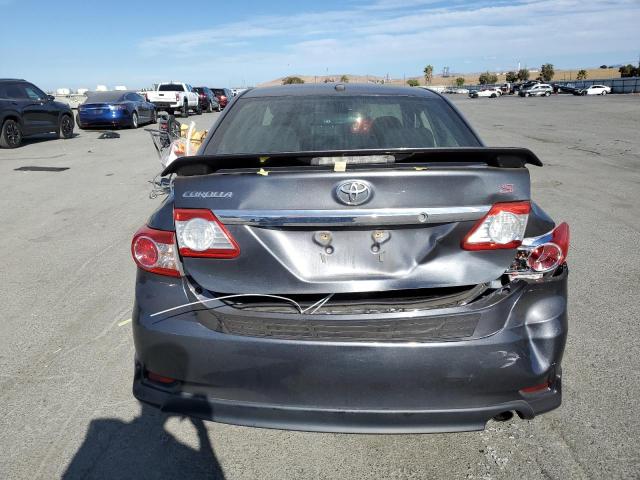 2T1BU4EE8CC876088 - 2012 TOYOTA COROLLA BASE GRAY photo 6