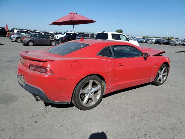 2G1FF1E38F9141519 - 2015 CHEVROLET CAMARO LT RED photo 3