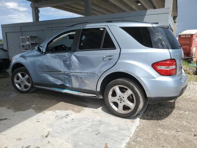 4JGBB86E17A211437 - 2007 MERCEDES-BENZ ML 350 BLUE photo 2