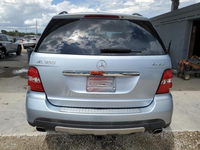 4JGBB86E17A211437 - 2007 MERCEDES-BENZ ML 350 BLUE photo 6