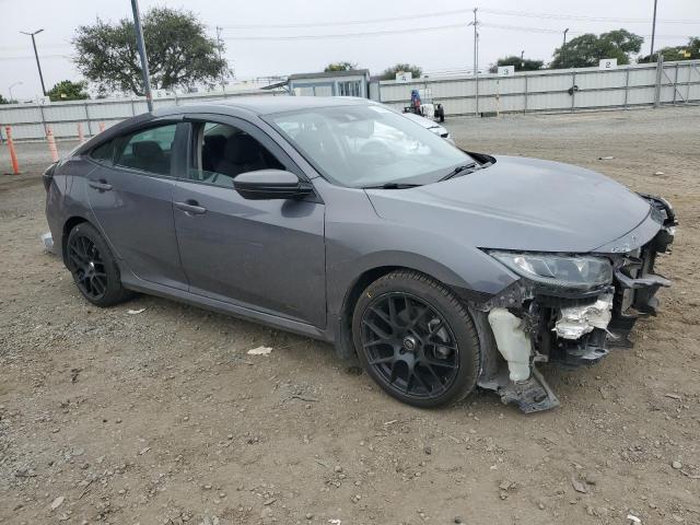 2HGFC2F66KH567807 - 2019 HONDA CIVIC LX ნაცრისფერი ფოტო 4