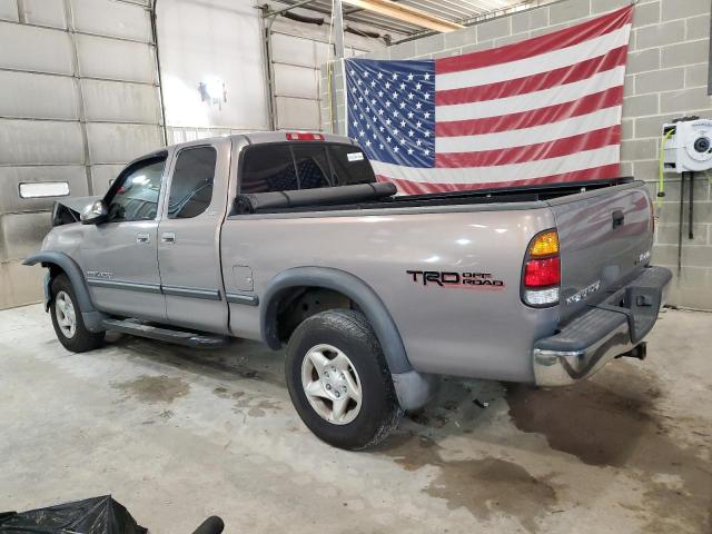 5TBBT44162S250443 - 2002 TOYOTA TUNDRA ACCESS CAB ნაცრისფერი ფოტო 2