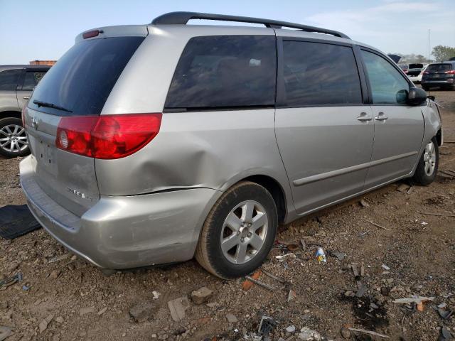 5TDZA23C86S521849 - 2006 TOYOTA SIENNA CE SILVER photo 3