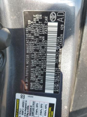 2T1BU4EE5AC256683 - 2010 TOYOTA COROLLA BASE Boz foto 12