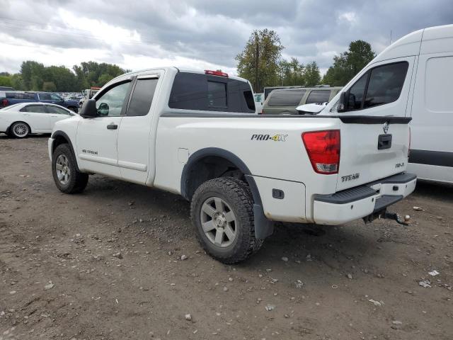 1N6AA0CC4EN501682 - 2014 NISSAN TITAN S WHITE photo 2