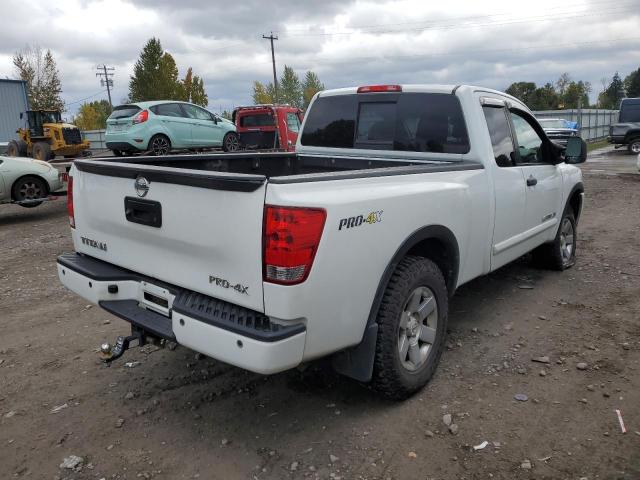 1N6AA0CC4EN501682 - 2014 NISSAN TITAN S WHITE photo 3