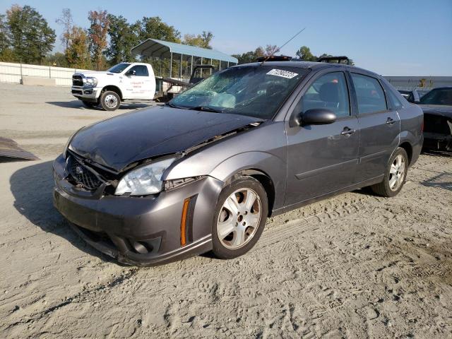 1FAHP38Z86W160156 - 2006 FORD FOCUS ZX4 ST GRAY photo 1