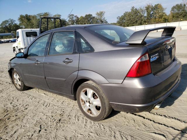 1FAHP38Z86W160156 - 2006 FORD FOCUS ZX4 ST GRAY photo 2