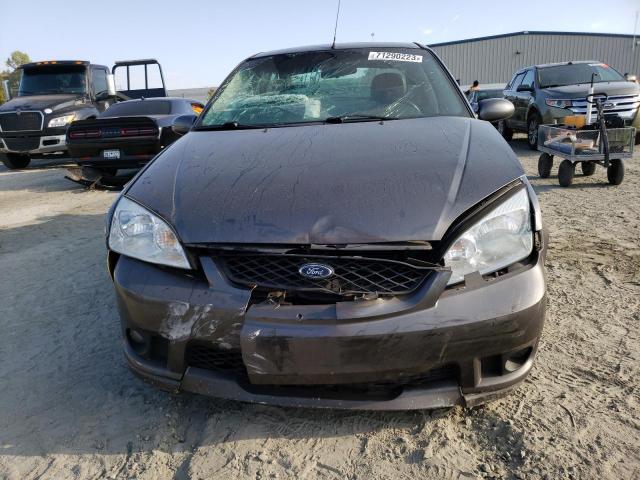 1FAHP38Z86W160156 - 2006 FORD FOCUS ZX4 ST GRAY photo 5