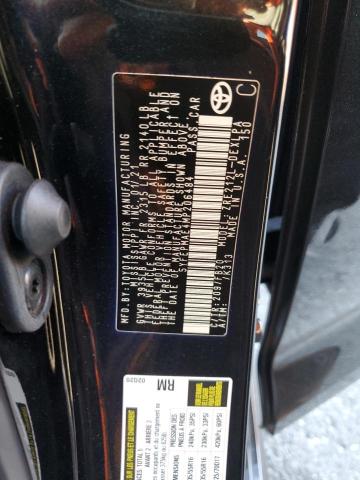 5YFEPMAE4MP206484 - 2021 TOYOTA COROLLA LE Қара фото 12