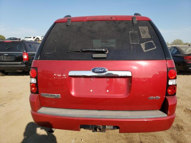 1FMEU7DE0AUA06797 - 2010 FORD EXPLORER XLT RED photo 6