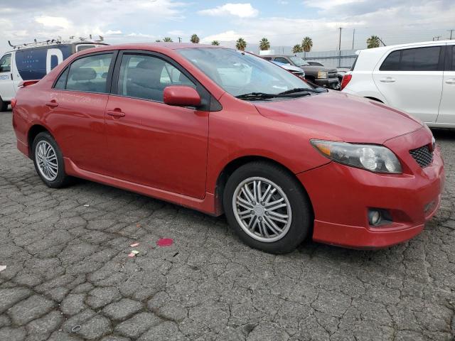1NXBU40E49Z109286 - 2009 TOYOTA COROLLA BASE 红色 照片 4